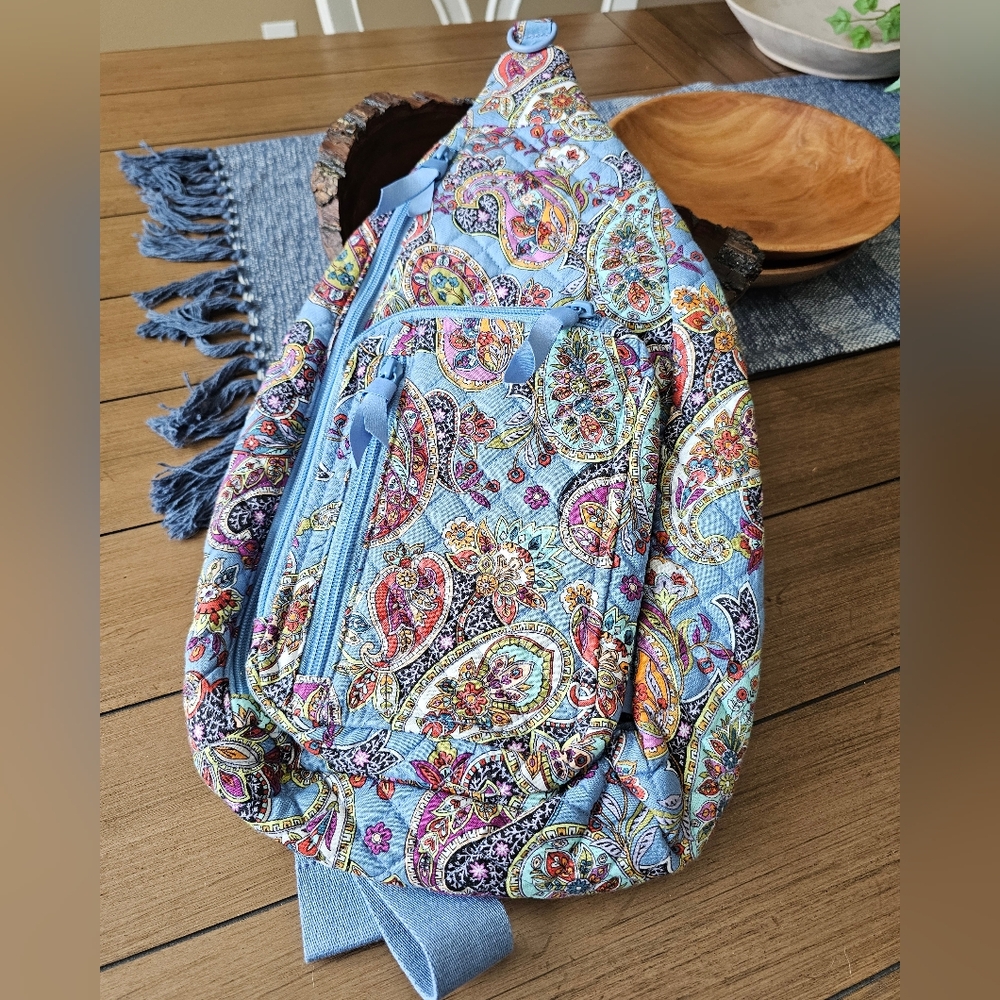 Vera Bradley Sling Backpack in "Provence" pattern